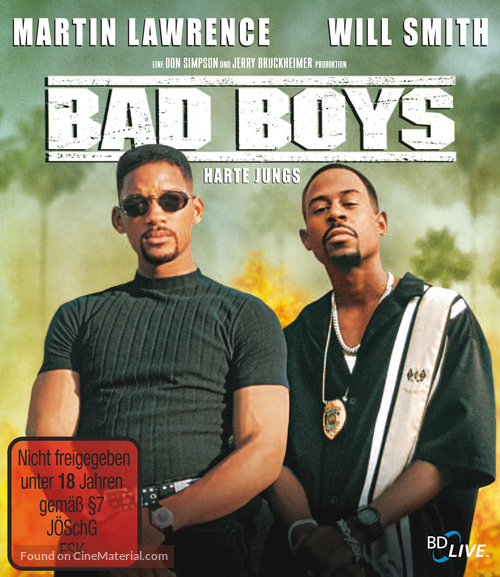 Bad Boys - German Blu-Ray movie cover