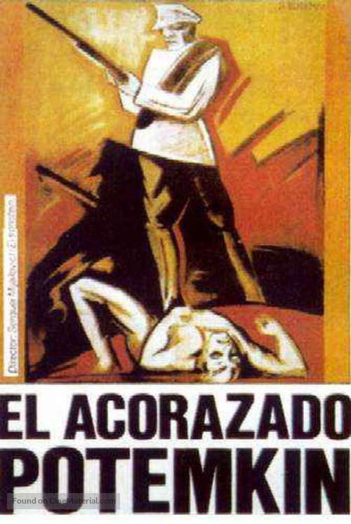 Bronenosets Potyomkin - Spanish Movie Poster