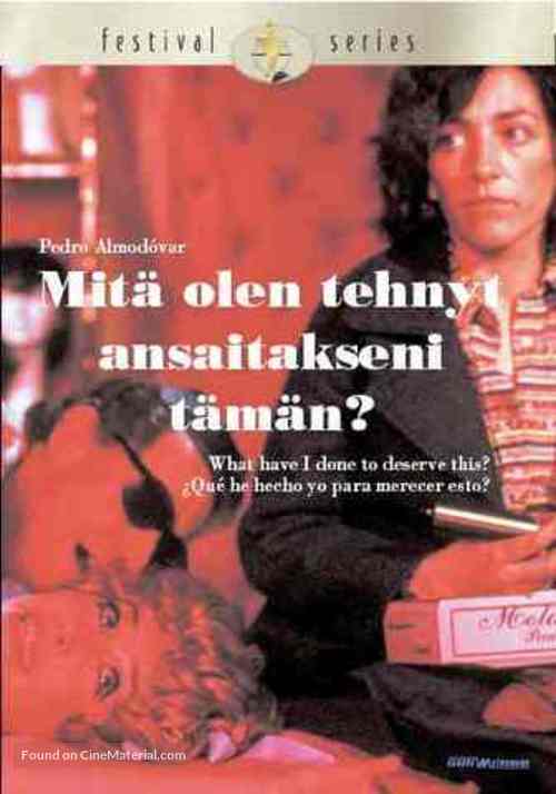 &iquest;Qu&eacute; he hecho yo para merecer esto!! - Finnish DVD movie cover