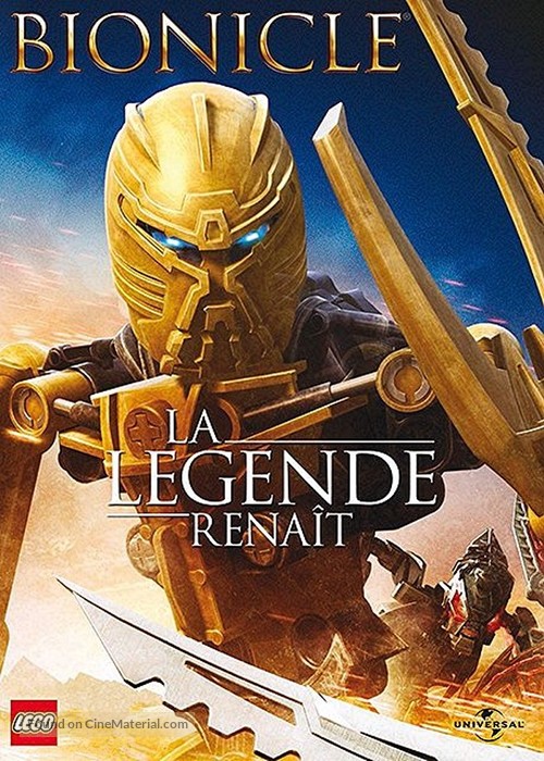 Bionicle: The Legend Reborn - French DVD movie cover