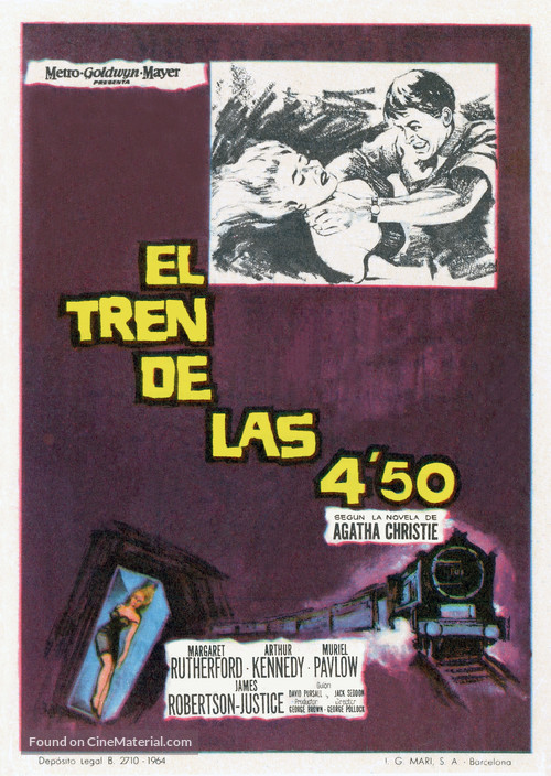 Murder She Said - Spanish Movie Poster