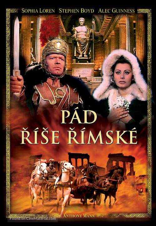 The Fall of the Roman Empire - Czech Movie Cover