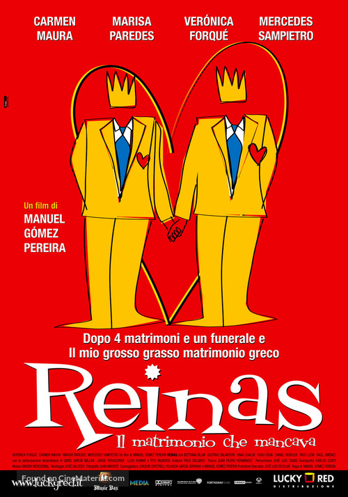 Reinas - Italian Movie Poster