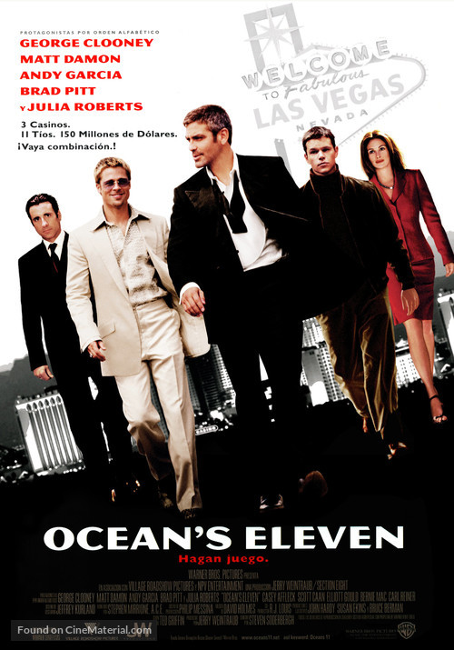 Ocean&#039;s Eleven - Spanish Movie Poster