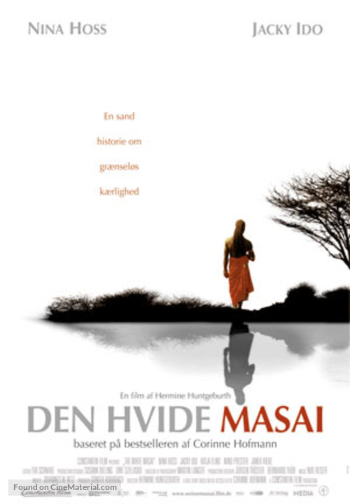 Weisse Massai, Die - Danish poster