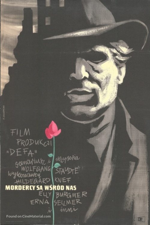 Die M&ouml;rder sind unter uns - Polish Movie Poster