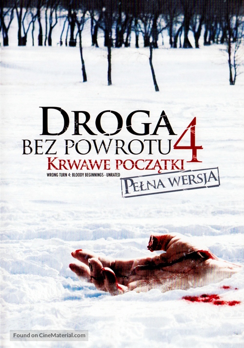 Wrong Turn 4 - Polish DVD movie cover