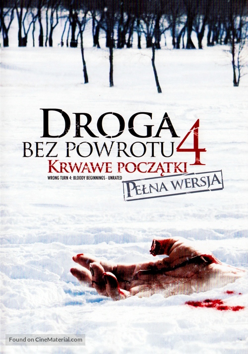 Wrong Turn 4 - Polish DVD movie cover