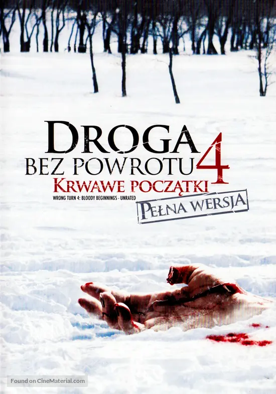 Wrong Turn 4 - Polish DVD movie cover