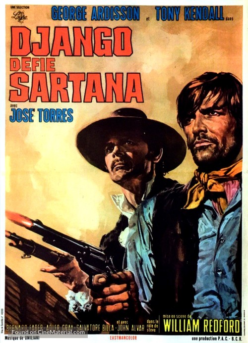 Django sfida Sartana - French Movie Poster