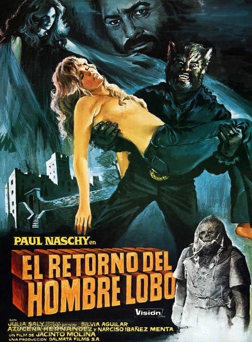 El retorno del Hombre-Lobo - Spanish Movie Poster