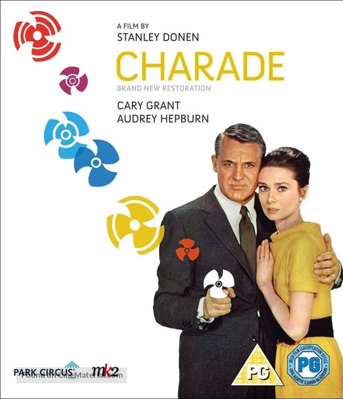 Charade - British Blu-Ray movie cover