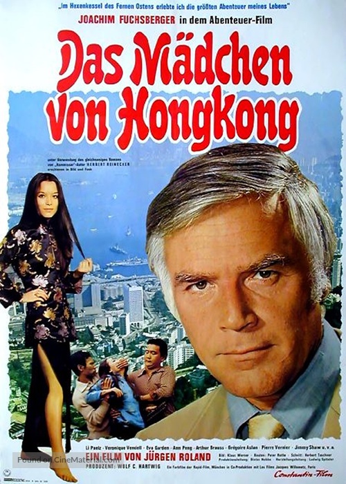 Das M&auml;dchen von Hongkong - German Movie Poster