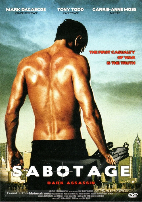 Sabotage - Swiss DVD movie cover