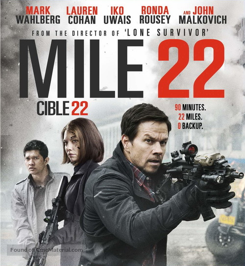 Mile 22 - Canadian Movie Cover