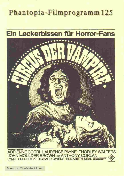 Vampire Circus - German poster