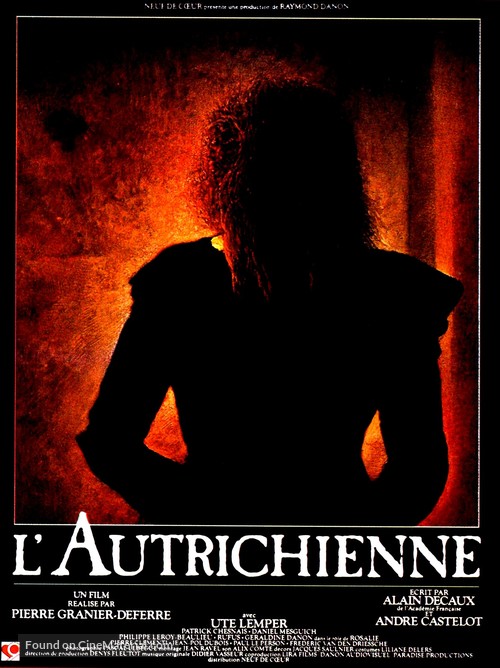 L&#039;Autrichienne - French Movie Poster