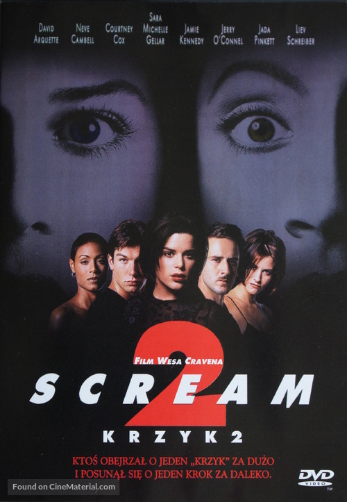 Scream 2 - Polish DVD movie cover