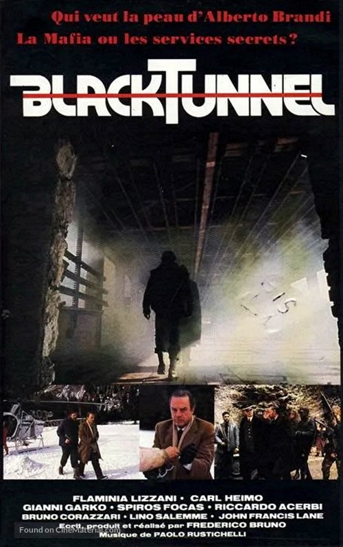 Black Tunnel - French VHS movie cover