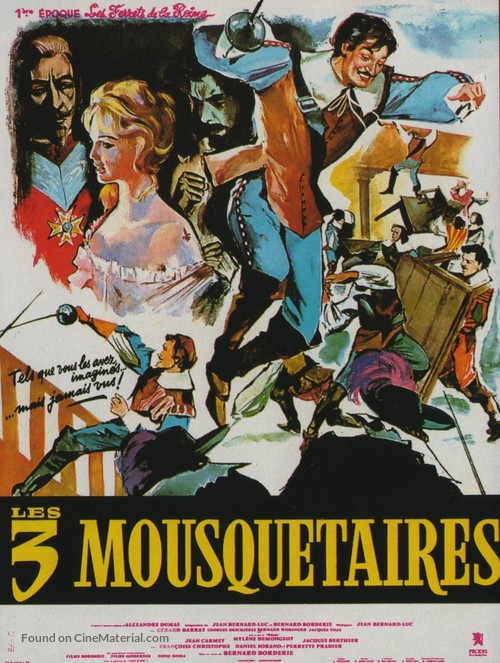 Les trois mousquetaires: Premi&egrave;re &eacute;poque - Les ferrets de la reine - French Movie Poster