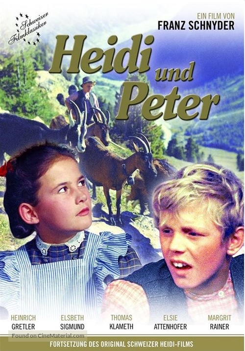Heidi und Peter - Swiss DVD movie cover