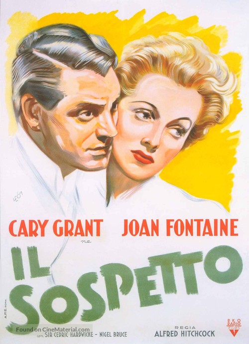 Suspicion - Italian Movie Poster