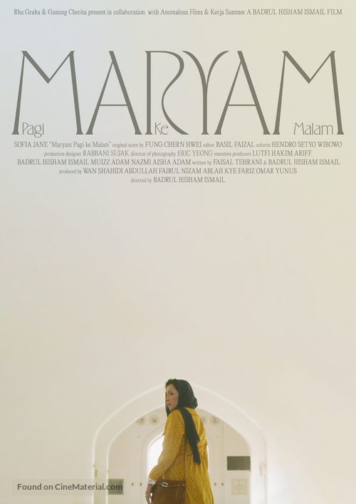 Maryam Pagi Ke Malam - Malaysian Movie Poster