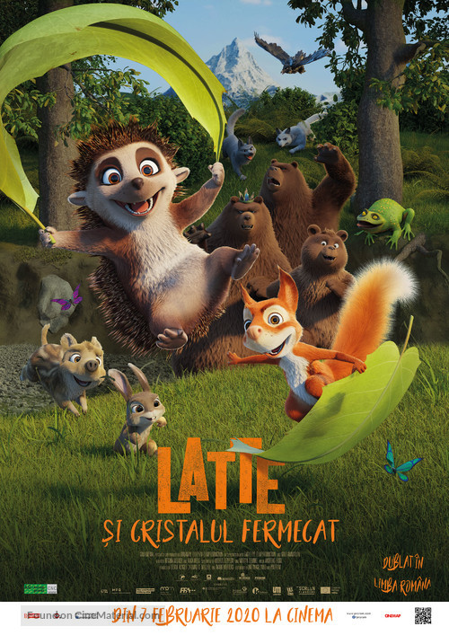 Latte &amp; The Magic Waterstone - Romanian Movie Poster