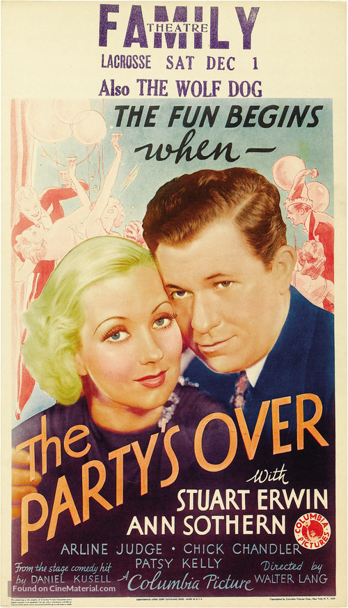 The Party&#039;s Over - Movie Poster