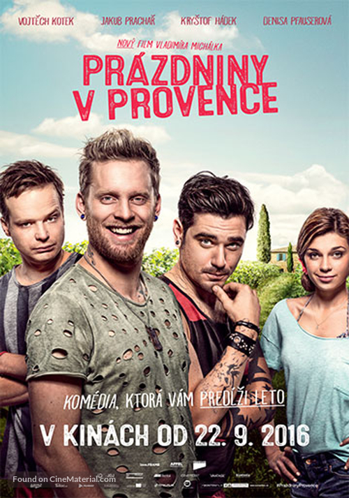 Prazdniny v Provence - Slovak Movie Poster