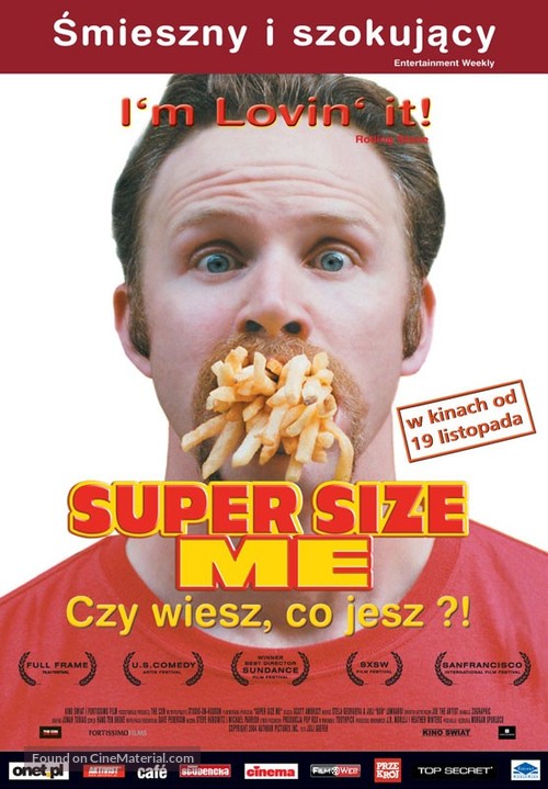 Super Size Me - Polish poster