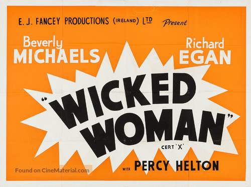 Wicked Woman - British Movie Poster
