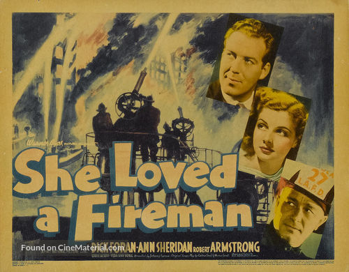 She Loved a Fireman - Movie Poster