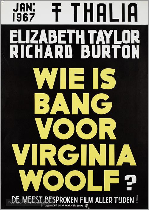 Who&#039;s Afraid of Virginia Woolf? - Dutch Movie Poster