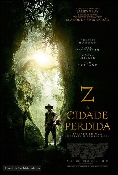 The Lost City of Z - Brazilian Movie Poster