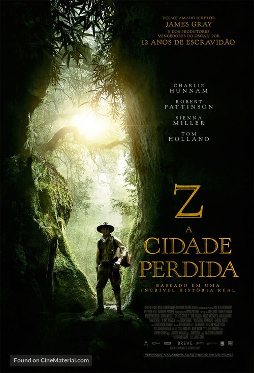 The Lost City of Z - Brazilian Movie Poster