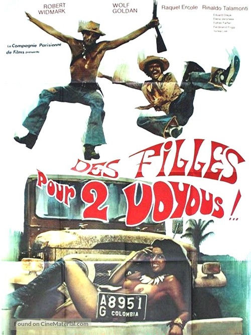 Dschungelm&auml;dchen f&uuml;r zwei Halunken - French Movie Poster