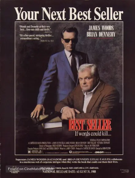 Best Seller (1987) movie poster