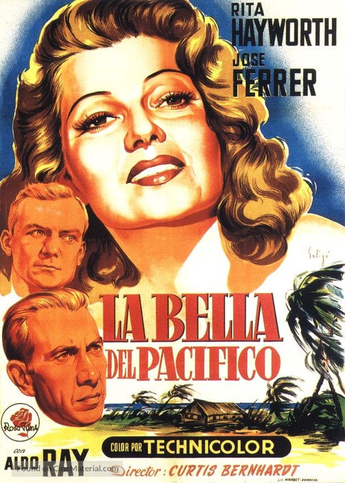 Miss Sadie Thompson - Spanish Movie Poster