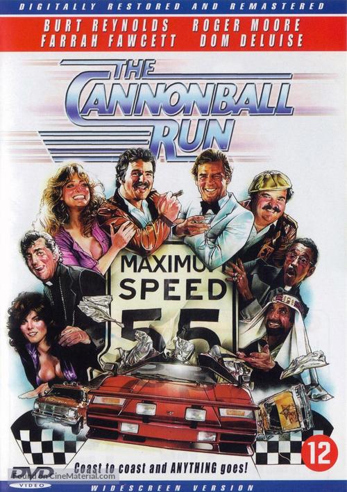 The Cannonball Run - Dutch DVD movie cover