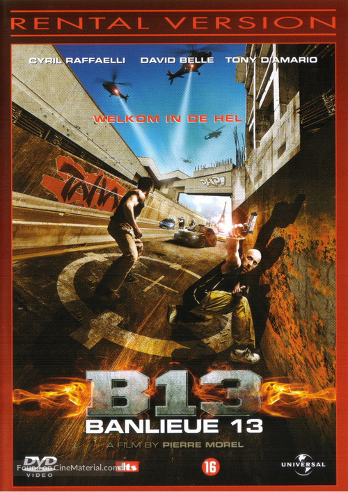 Banlieue 13 - Dutch DVD movie cover