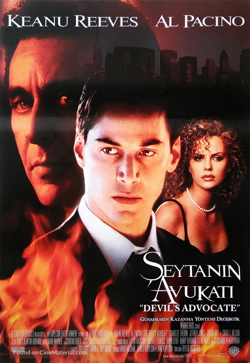 The Devil&#039;s Advocate - Turkish Movie Poster