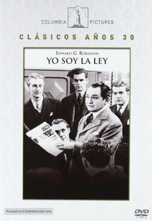 I Am the Law - Spanish DVD movie cover