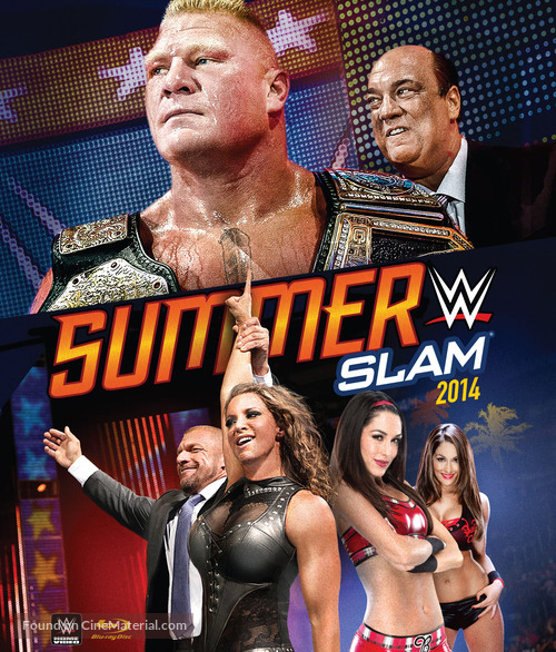 WWE Summerslam - Blu-Ray movie cover