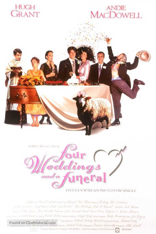 Four Weddings and a Funeral - British Movie Poster