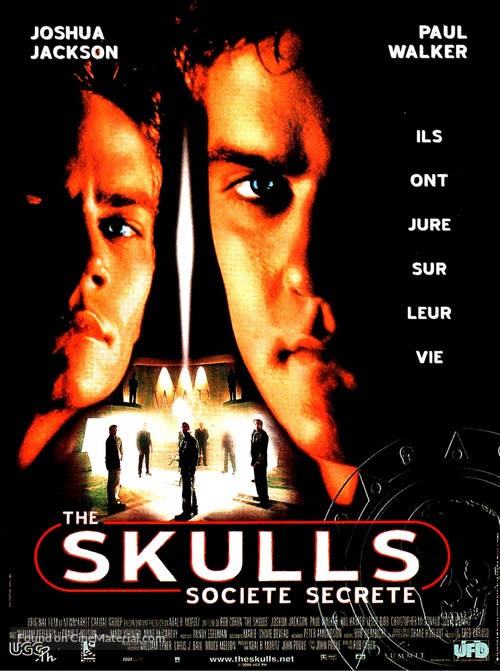 The Skulls - French Movie Poster