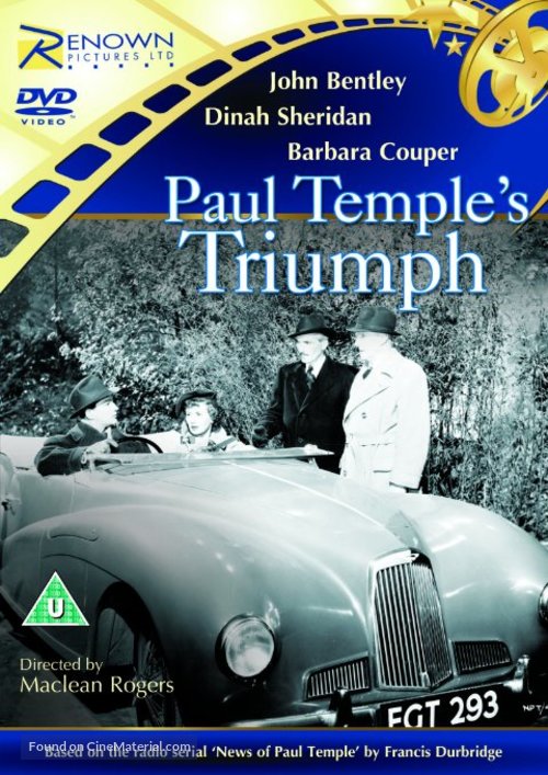 Paul Temple&#039;s Triumph - British DVD movie cover