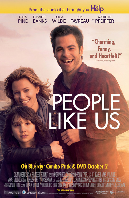 People Like Us - Canadian Video release movie poster