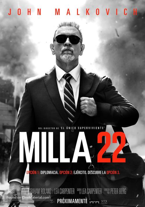 Mile 22 - Spanish Movie Poster