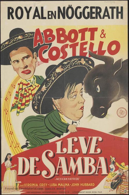 Mexican Hayride - Dutch Movie Poster